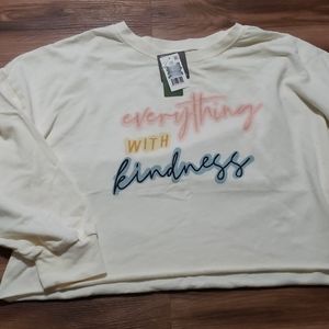 Grayson Threads Long Sleeved crop sweat shirt